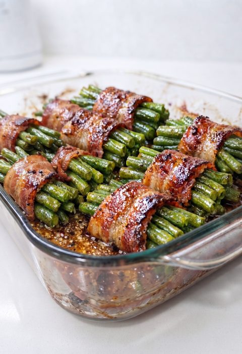 Southern 4-Ingredient Bacon Green Bean Bundles