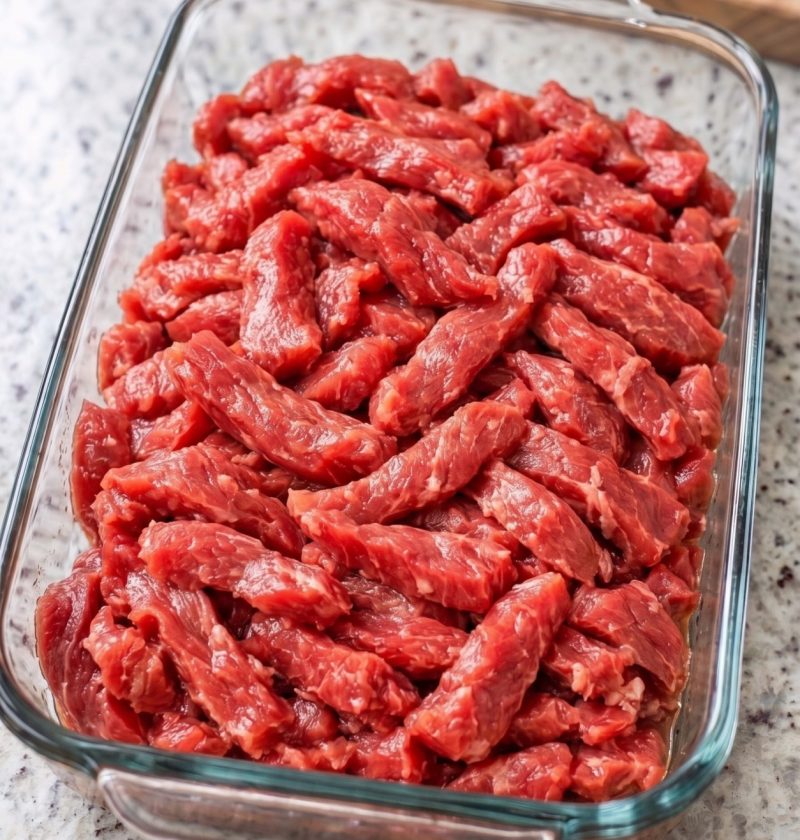 5-Ingredient Tax Season Oven Beef Strips