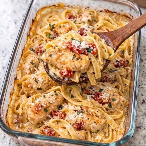 Oven Baked 5-Ingredient Marry Me Chicken Pasta