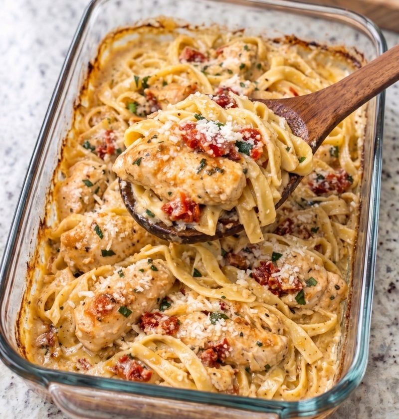 Oven Baked 5-Ingredient Marry Me Chicken Pasta