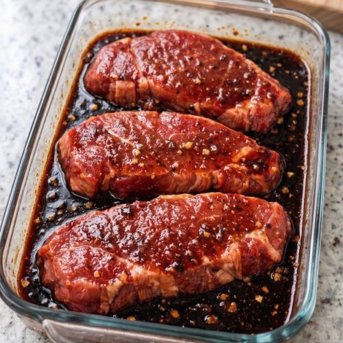 5-Ingredient Oven Beef Sirloin Steaks