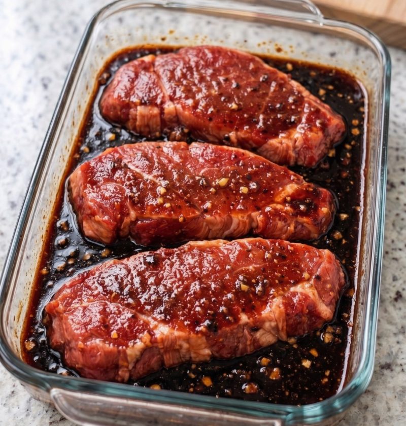 5-Ingredient Oven Beef Sirloin Steaks