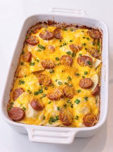 4-Ingredient Slow Cooker Pierogi Casserole