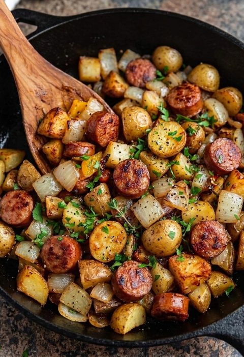 Smoked Sausage and Potato Skillet