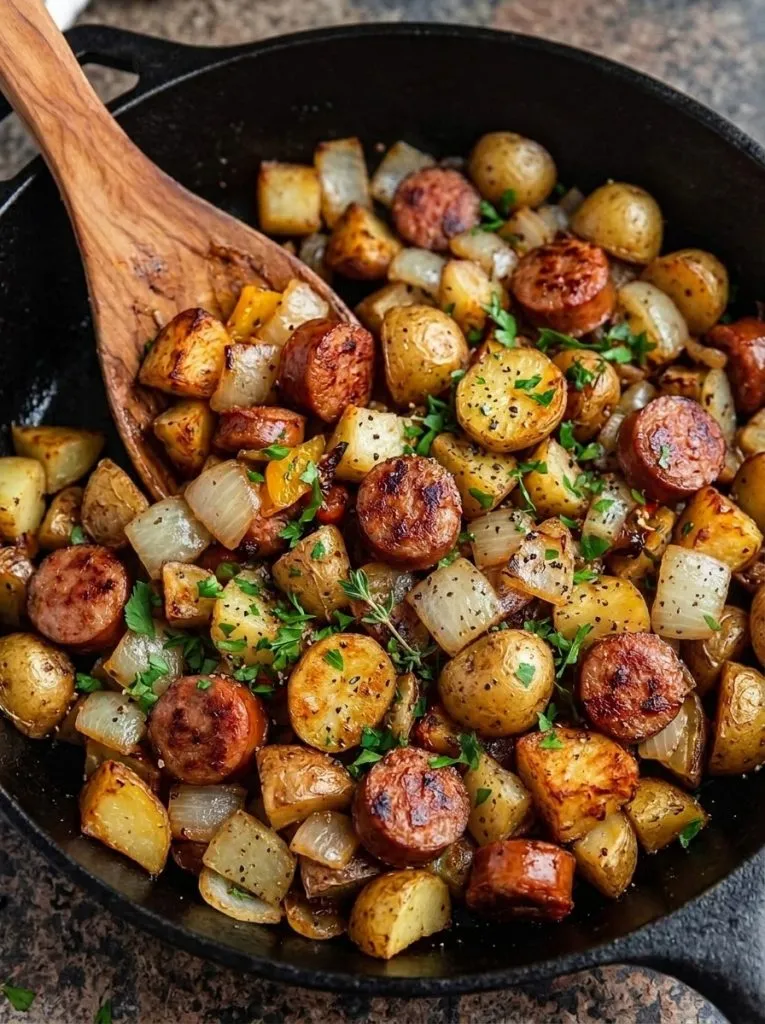 Smoked Sausage and Potato Skillet