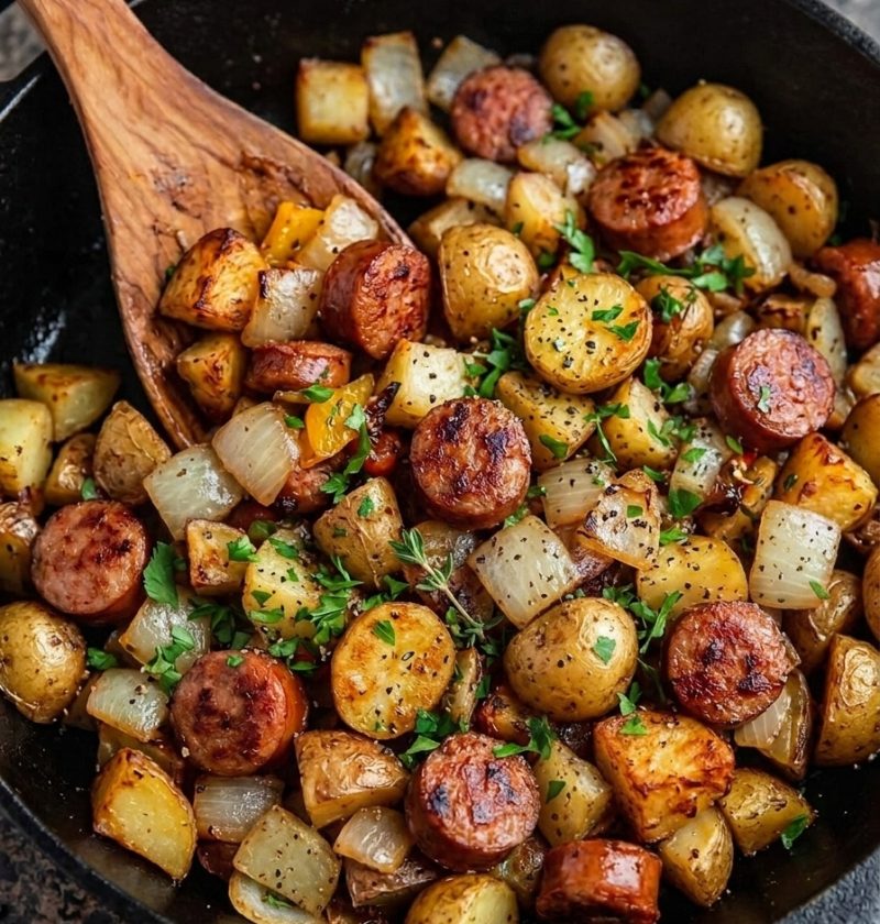 Smoked Sausage and Potato Skillet