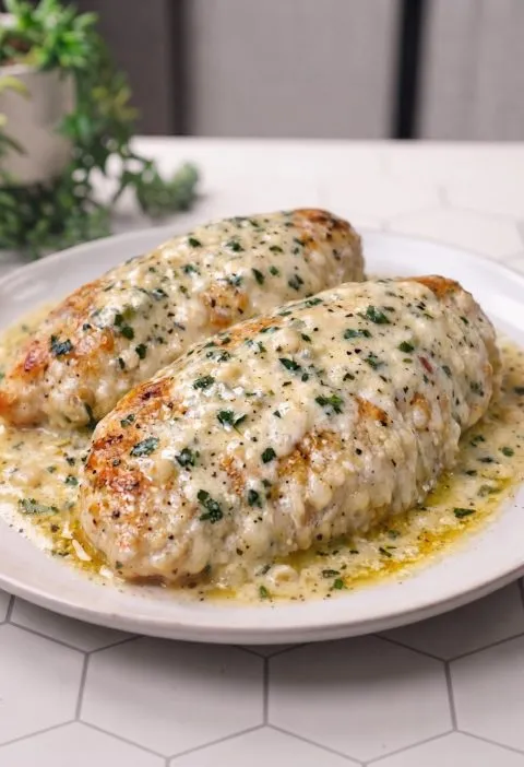 4-Ingredient Creamy Herb Butter Chicken