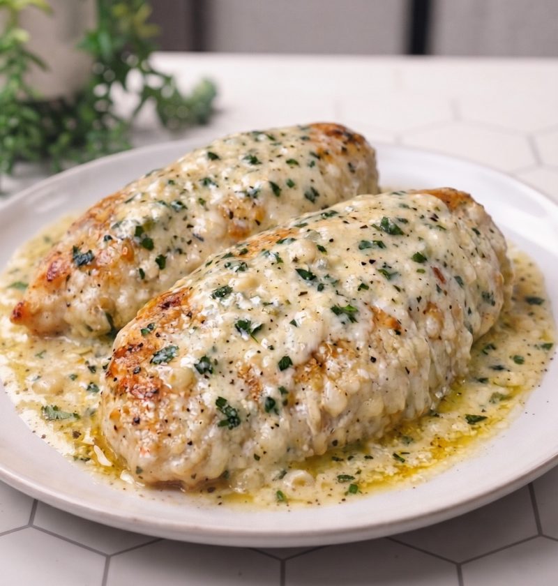 4-Ingredient Creamy Herb Butter Chicken