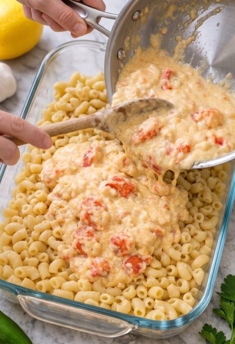 Oven-Baked Lobster Mac and Cheese