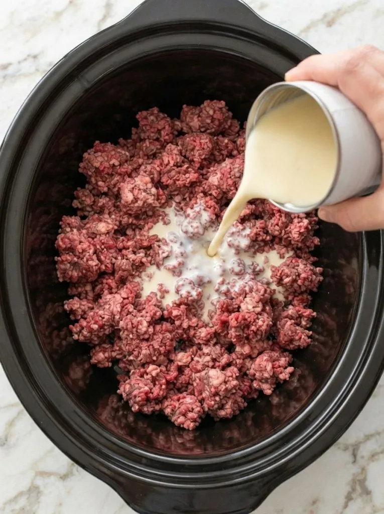 Ground Beef Stroganoff Casserole