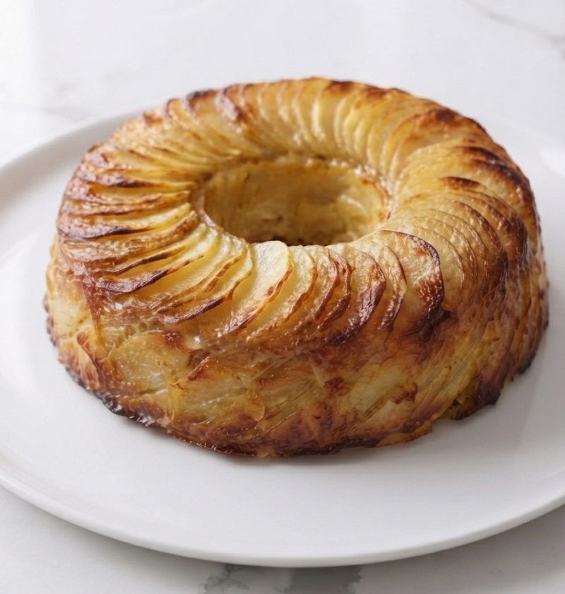 Oven-Baked 3-Ingredient Potato Ring Mold