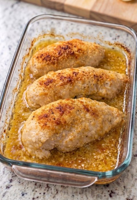 Oven Baked 4-Ingredient Chicken Rothschild