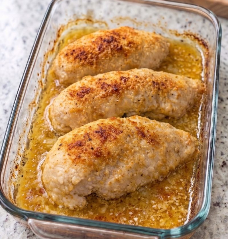 Oven Baked 4-Ingredient Chicken Rothschild
