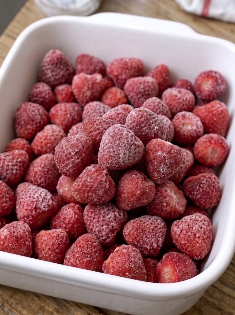 5-Ingredient Baked Strawberry Dump Dessert