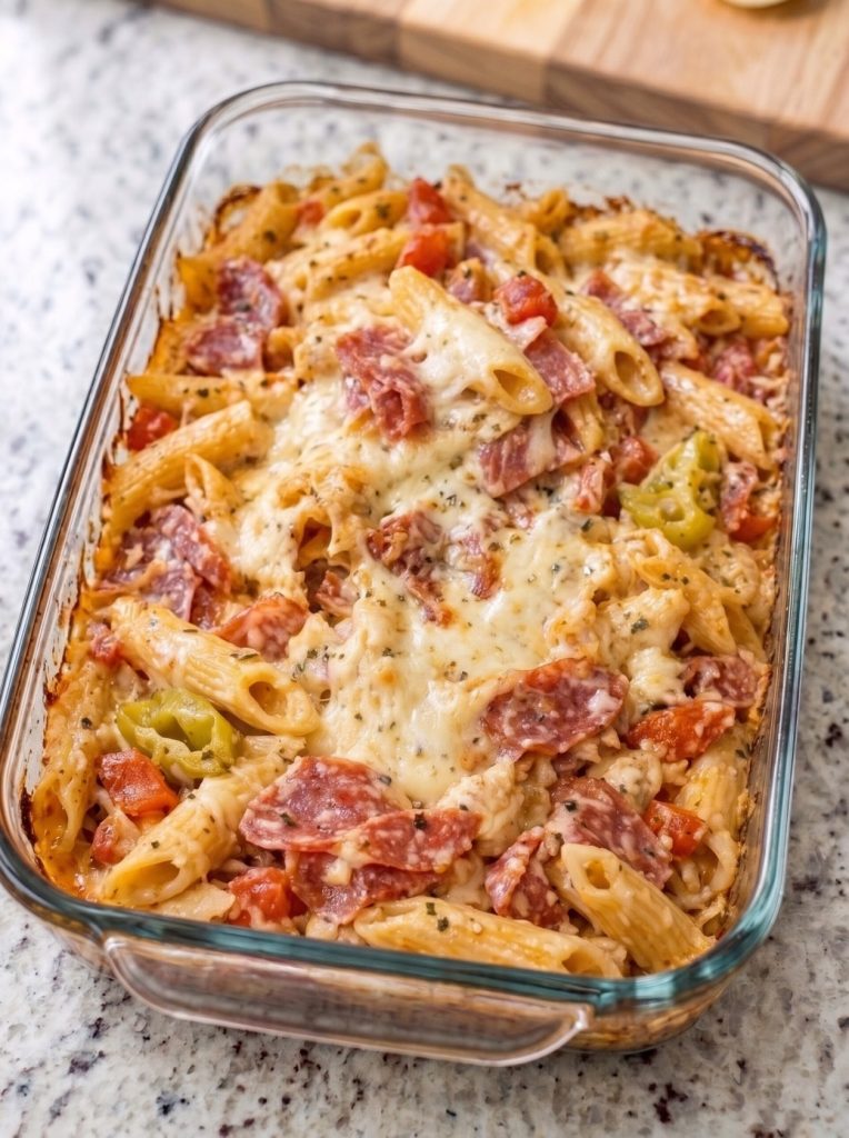 Oven-Baked 5-Ingredient Italian Grinder Pasta