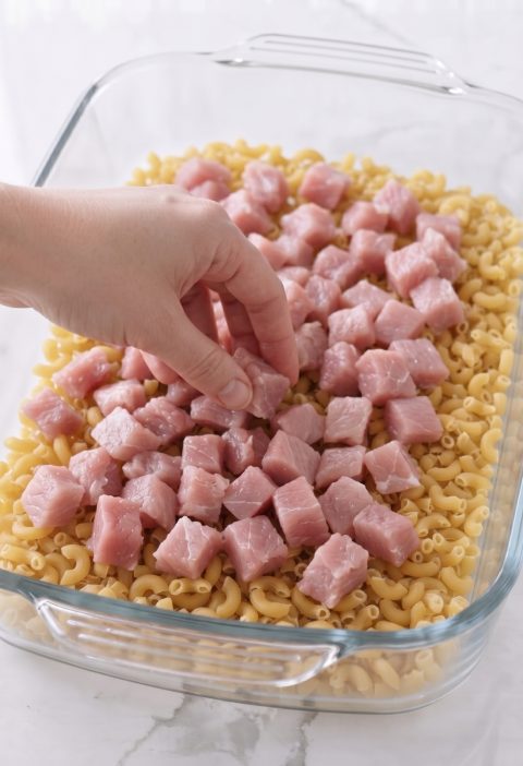 Oven Baked 5-Ingredient Amish Pork Loin Macaroni