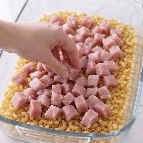 Oven Baked 5-Ingredient Amish Pork Loin Macaroni