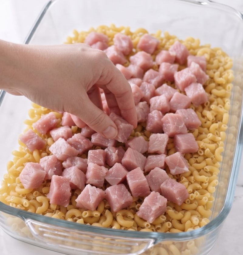 Oven Baked 5-Ingredient Amish Pork Loin Macaroni