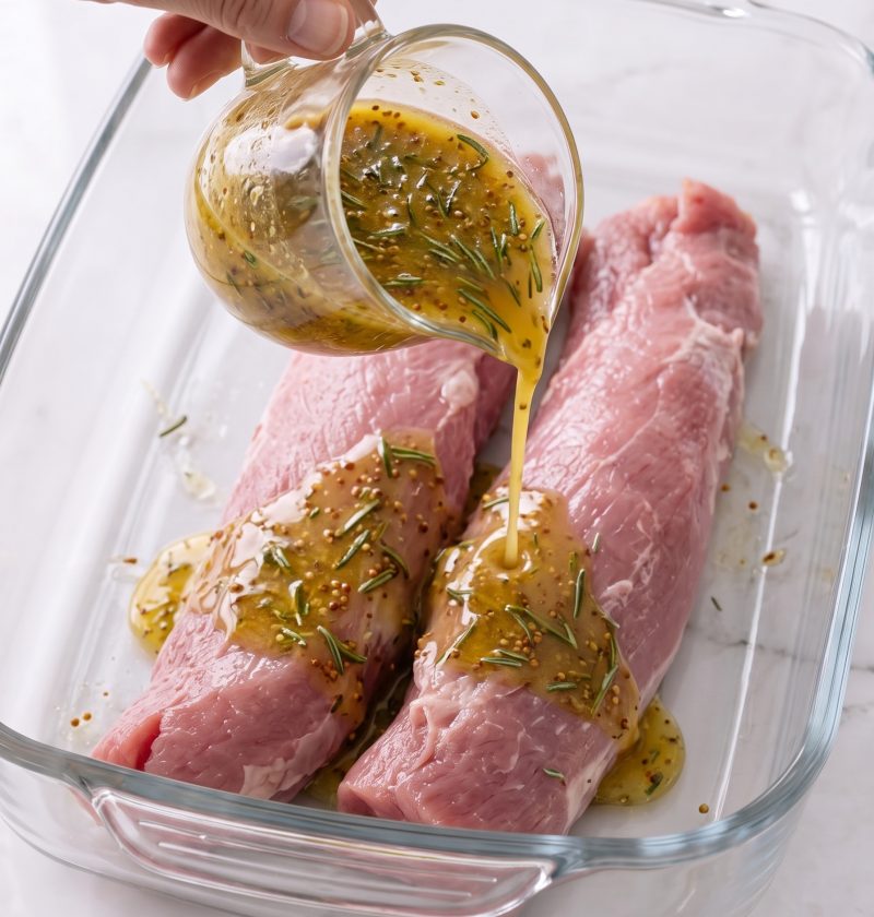 Simple Maple Mustard Oven-Baked Pork Tenderloin