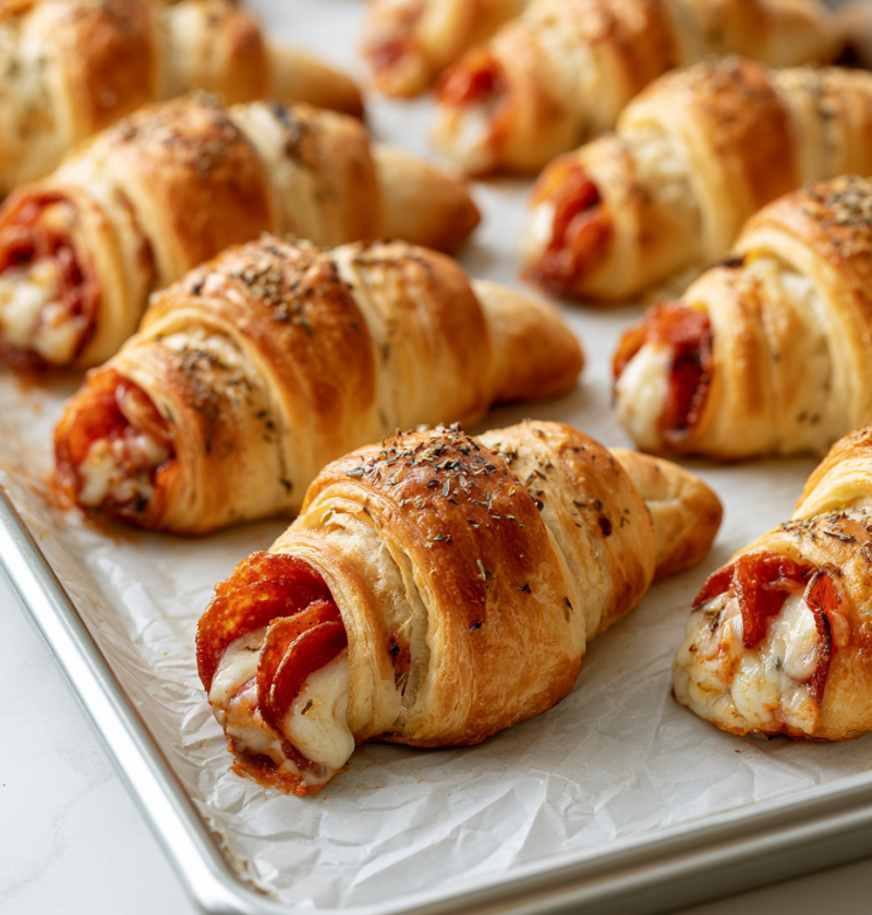 3-Ingredient Crescent Pizza Rolls