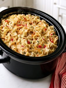 Oven Baked 4-Ingredient Fresh Dill and Egg Noodle Bake