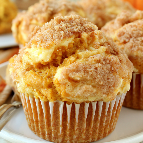 Pumpkin Cream Cheese Muffins