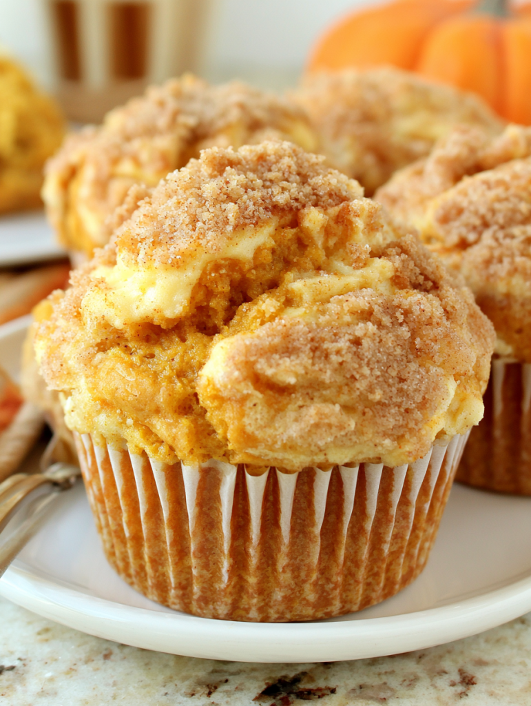Pumpkin Cream Cheese Muffins