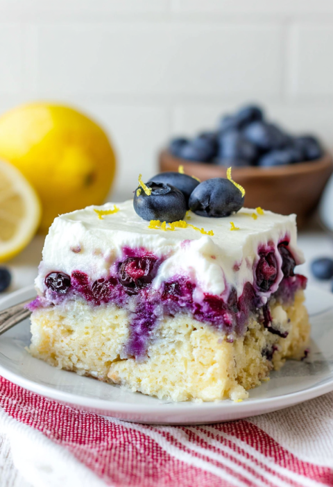 Blueberry Poke Cake