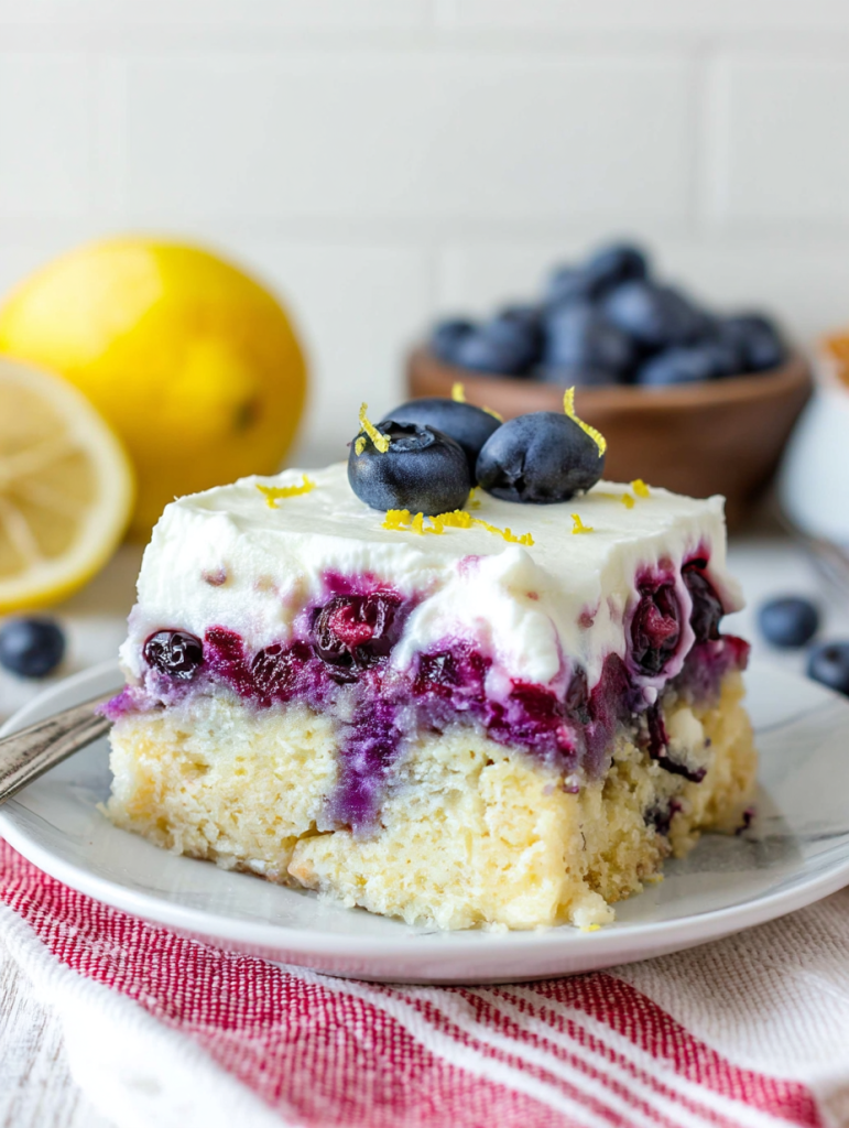 Blueberry Poke Cake