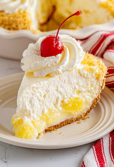 No Bake Pineapple Pie