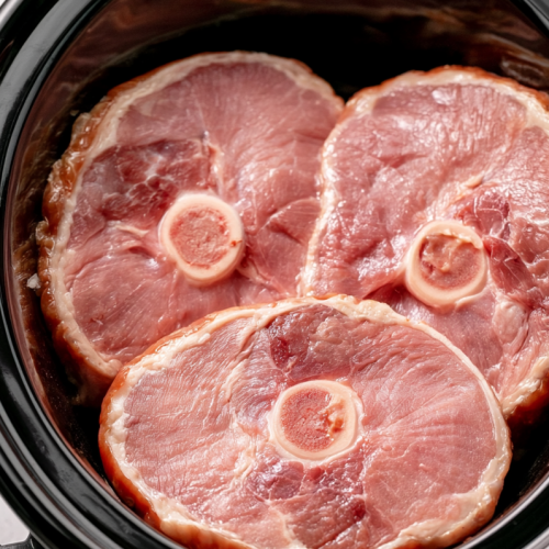 5-Ingredient Slow Cooker Ham Steaks