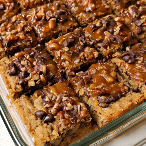 4-Ingredient Turtle Bars