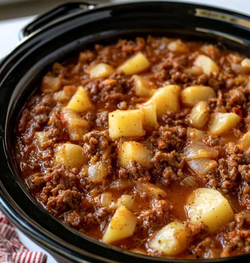 Slow Cooker 4-Ingredient Mulligan Stew