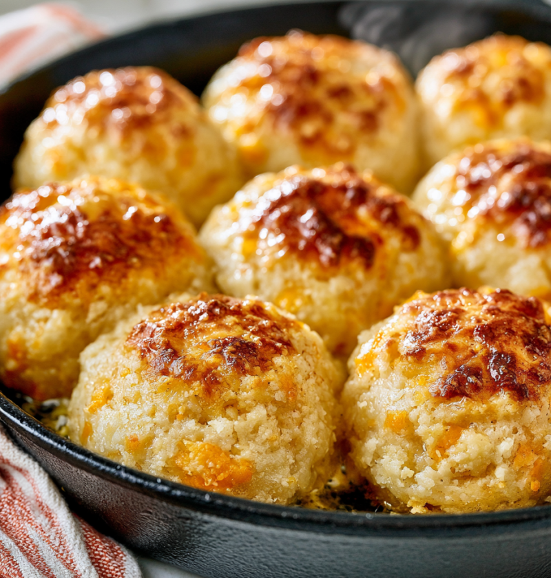 Southern 3-Ingredient Cheddar Biscuit Bites