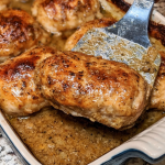 Oven Baked 3-Ingredient Chicken Florentine Casserole