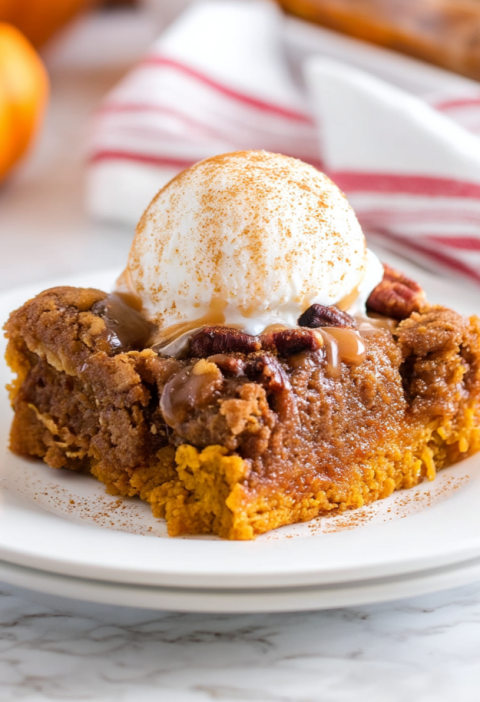 Pumpkin Dump Cake