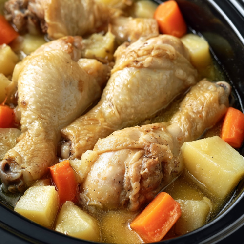 Slow Cooker Poor Man Chicken Stew