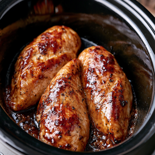 Slow Cooker 3-Ingredient Brown Sugar Chicken