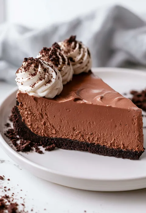 No Bake Chocolate Cheesecake