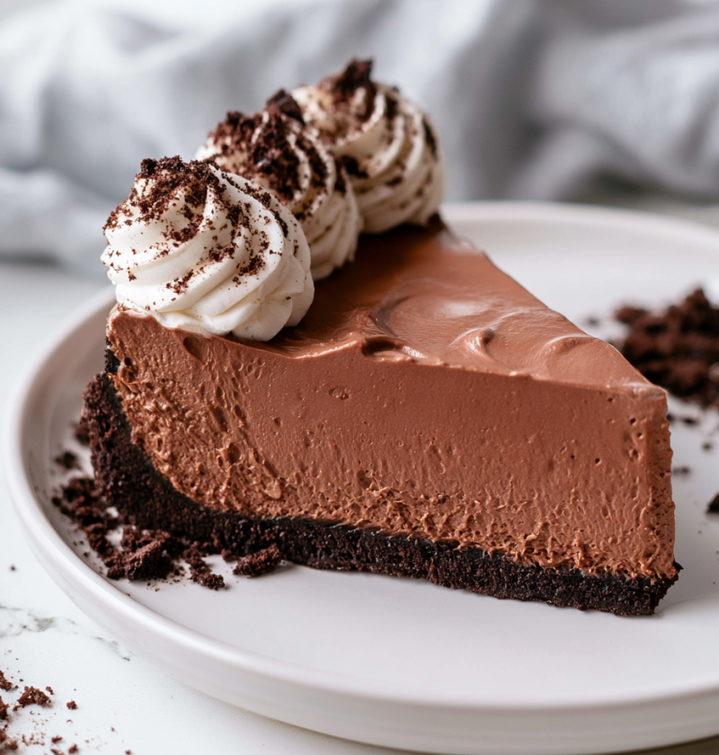 No Bake Chocolate Cheesecake