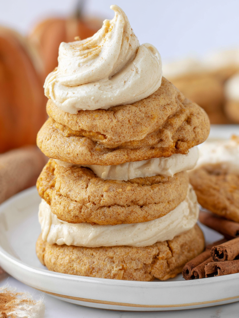 3 Ingredient Pumpkin Cookies with Cake Mix