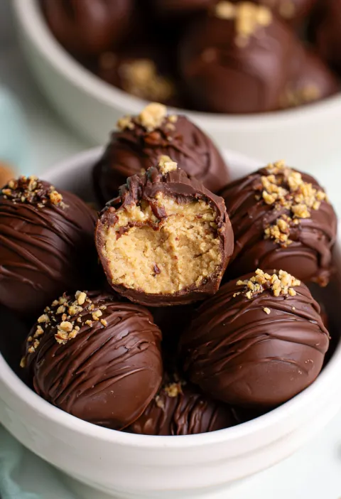 4-Ingredient Peanut Butter Balls