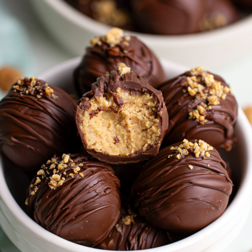 4-Ingredient Peanut Butter Balls