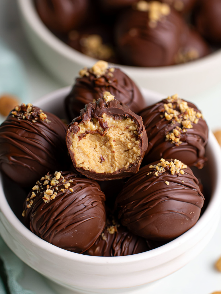 4-Ingredient Peanut Butter Balls