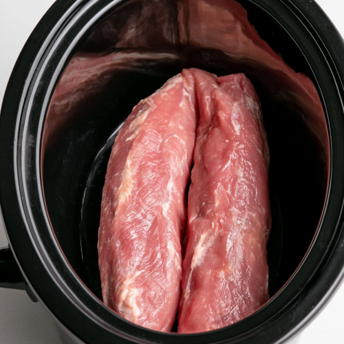 4-Ingredient Slow Cooker Savory Pork Tenderloin
