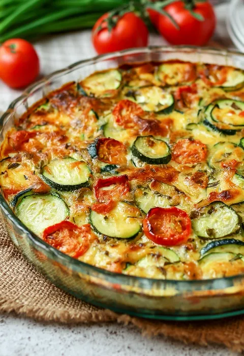 Zucchini Tomato Pie