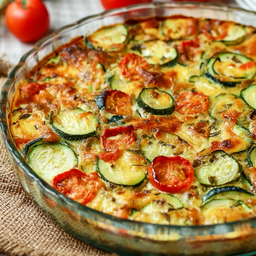Zucchini Tomato Pie