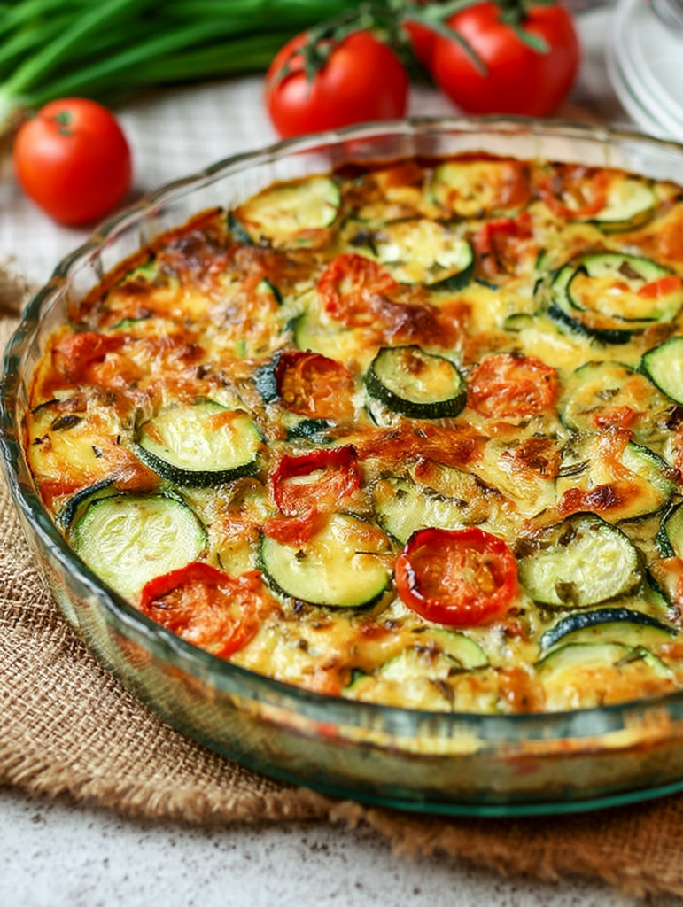 Zucchini Tomato Pie