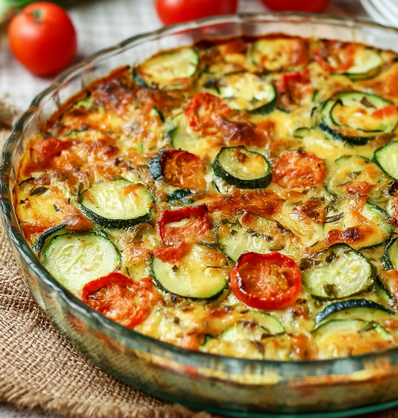 Zucchini Tomato Pie