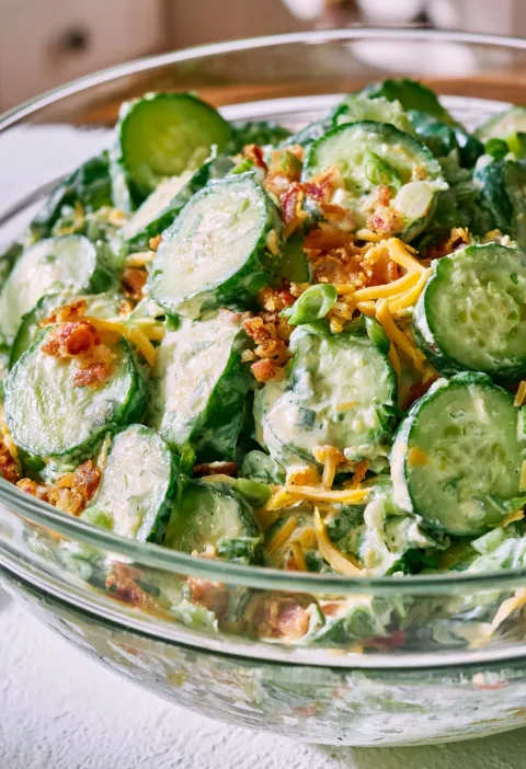 Million Dollar Cucumber Salad
